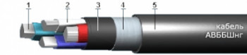 Кабель АВББШВНГ-LS 3Х240+1Х120